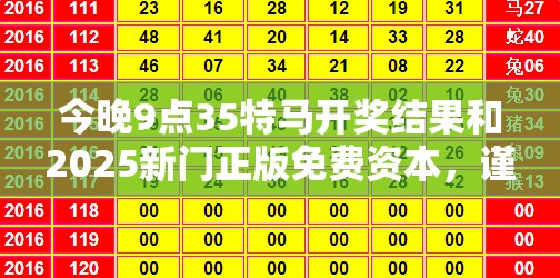 今晚9点35特马开奖结果和2025新门正版免费资本，谨防虚假的障眼法,条理释义、解释与落实