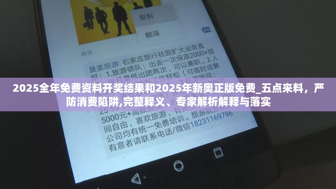 2025全年免费资料开奖结果和2025年新奥正版免费_五点来料，严防消费陷阱,完整释义、专家解析解释与落实