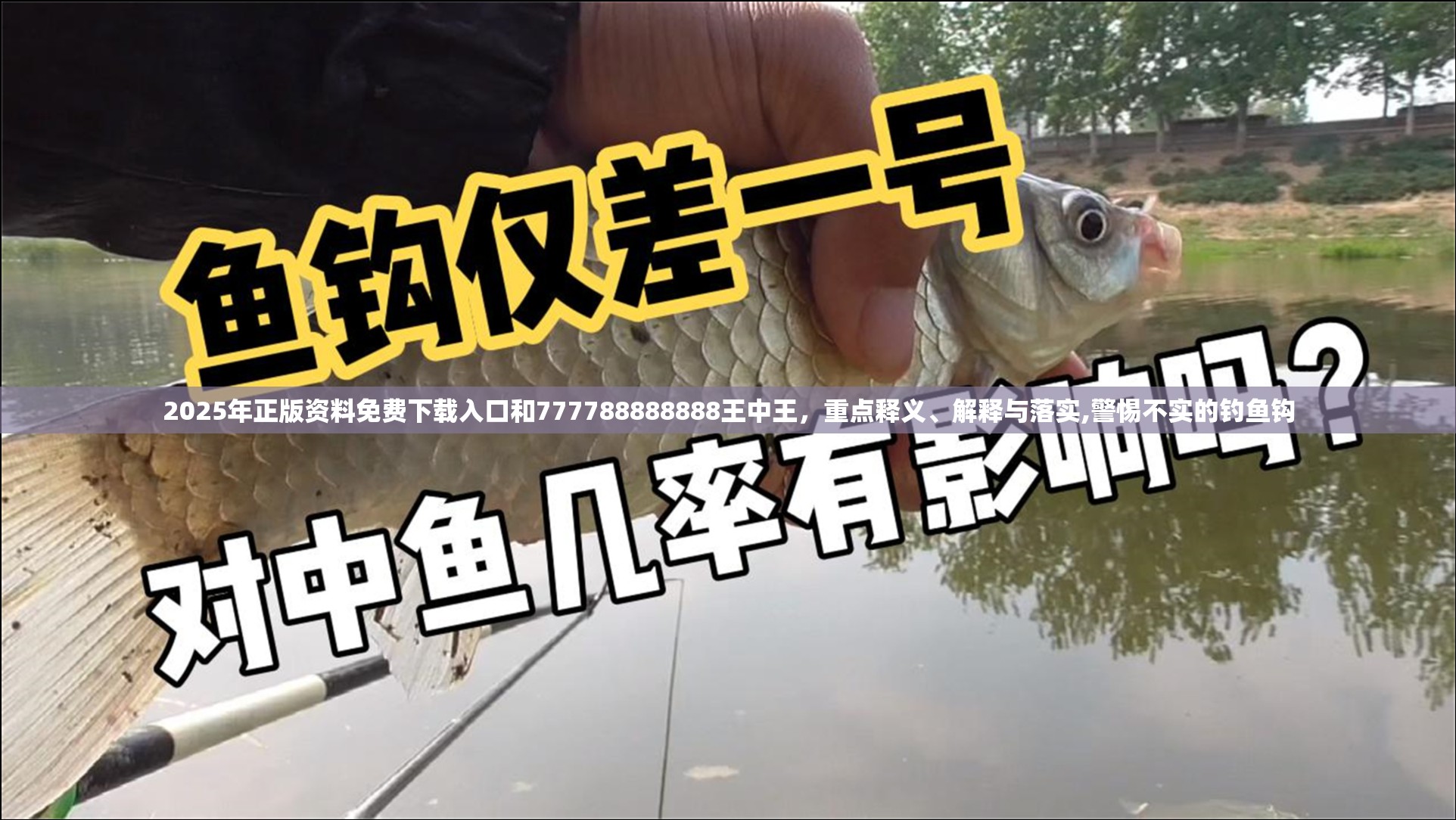 2025年正版资料免费下载入口和777788888888王中王，重点释义、解释与落实,警惕不实的钓鱼钩