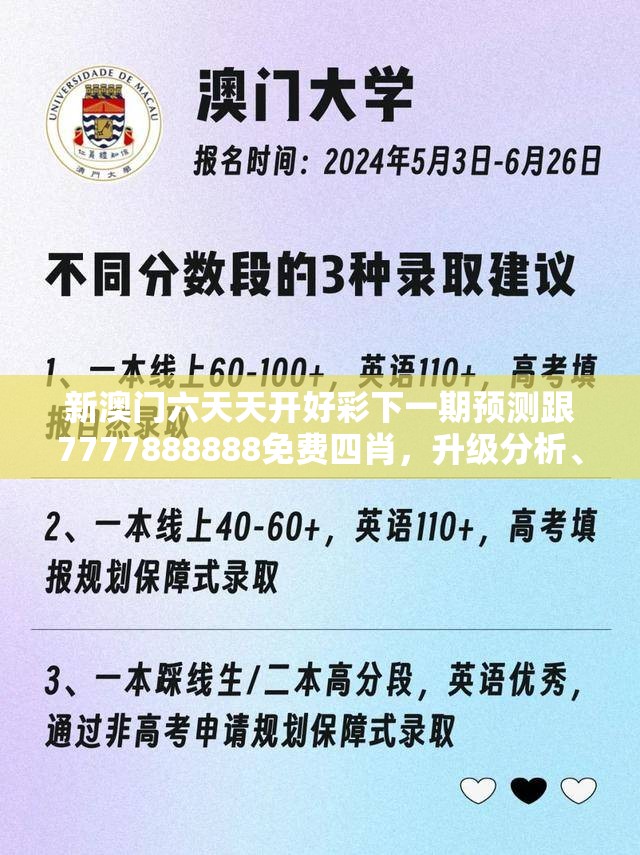 新澳门六天天开好彩下一期预测跟7777888888免费四肖，升级分析、专家解读解释与落实,谨防华而不实包装