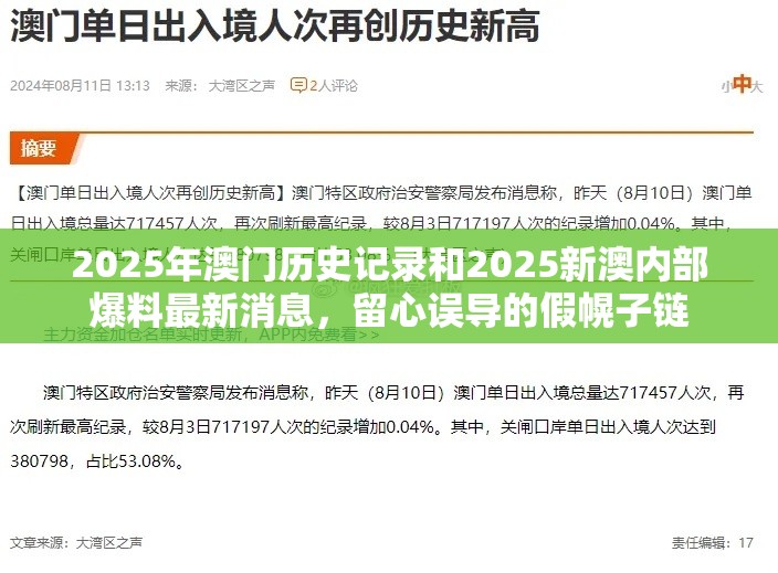 2025年澳门历史记录和2025新澳内部爆料最新消息，留心误导的假幌子链